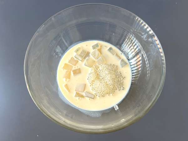 Mango sago, azjatycki deser z tapioką i mango, który podbija swoją prostotą. - Przygotowanie krok 11