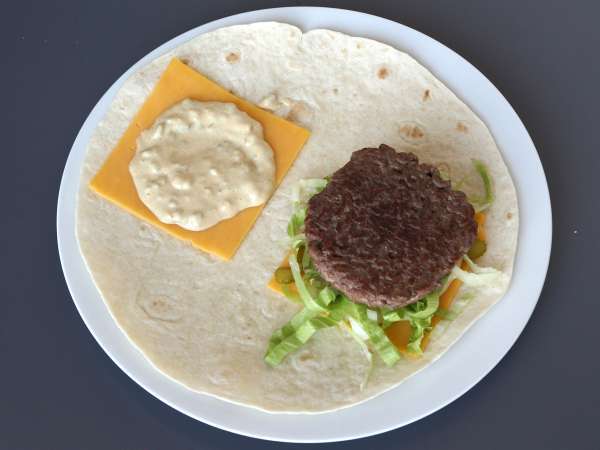 Owijki w stylu Big Mac, szybkie, praktyczne i ekonomiczne - Przygotowanie krok 6