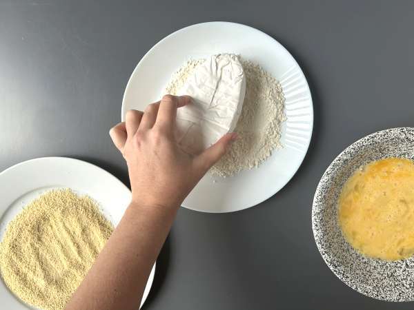 Panierowany kaprys bogów z ziemniakami z frytkownicy powietrznej - Przygotowanie krok 4