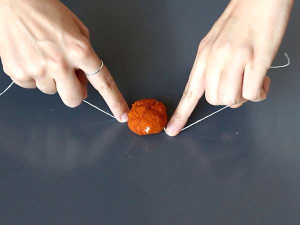 Serek Aperitif w kształcie dyni, idealny na Halloween! - Przygotowanie krok 5