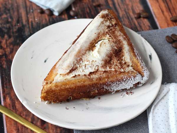 Kłoda w kształcie tiramisu bez formy dla miłośników kawy - Przygotowanie krok 11