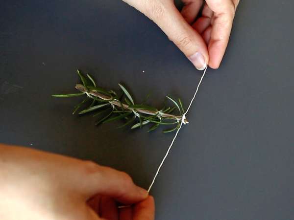 Koktajl z ośnieżoną jodłą w środku - Przygotowanie krok 2