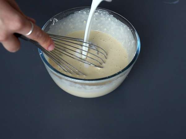 Naleśnikowe tagliatelle z czekoladą i orzeszkami ziemnymi! - Przygotowanie krok 2