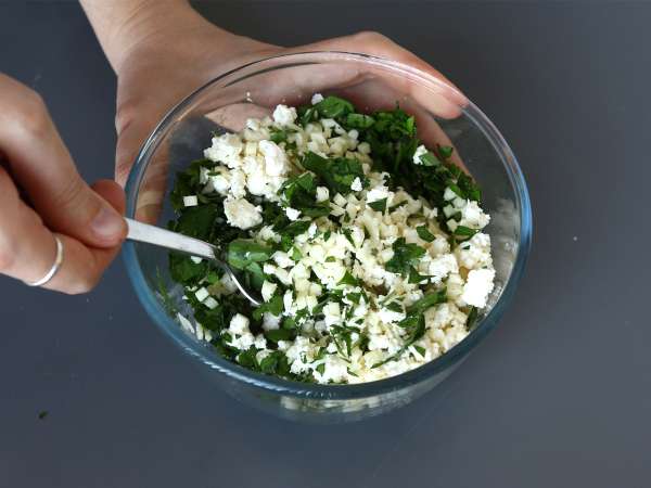 Domowe libańskie rikakaty - gotowanie we frytkownicy powietrznej - Przygotowanie krok 1