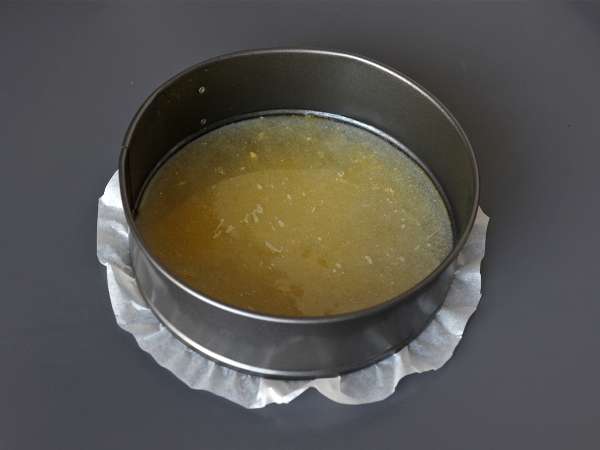 Dodatkowy tort bananowy z pomadą do góry nogami - Przygotowanie krok 1