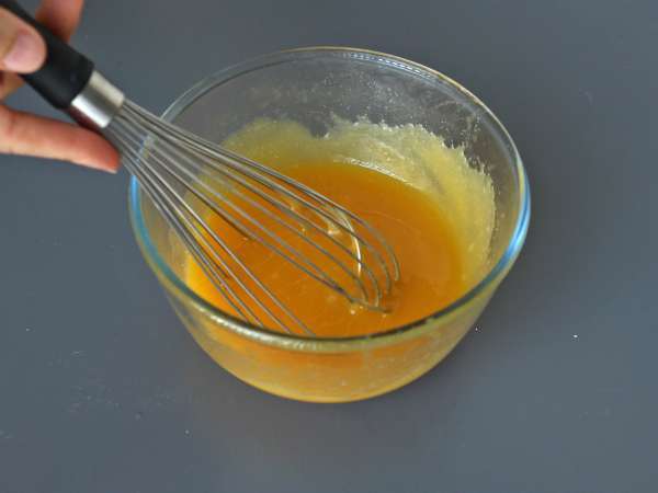 Dodatkowy tort bananowy z pomadą do góry nogami - Przygotowanie krok 4