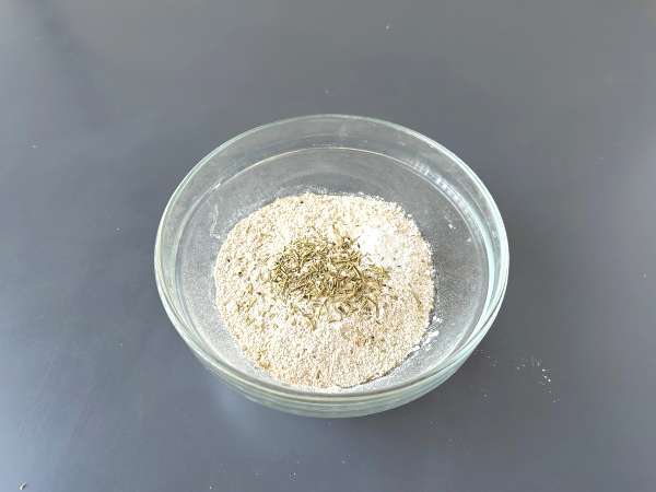 Domowe gresy ziołowe: łatwe do zrobienia i super chrupiące! - Przygotowanie krok 1