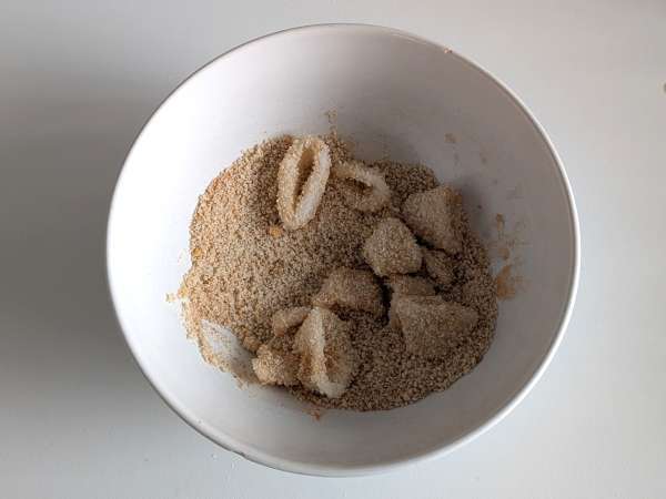 Krążki kalmarów we frytkownicy powietrznej chrupiące i lekkie - Przygotowanie krok 5