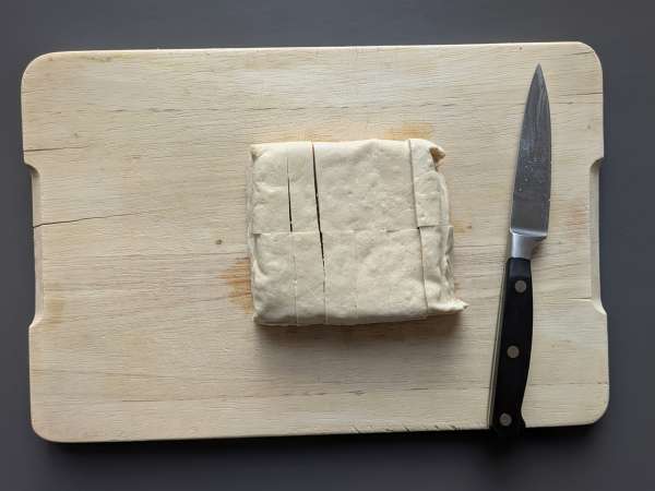 Kawałki tofu z frytkownicy powietrznej - Przygotowanie krok 2