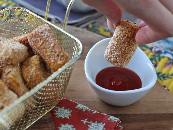 Kawałki tofu z frytkownicy powietrznej - Przygotowanie krok 8