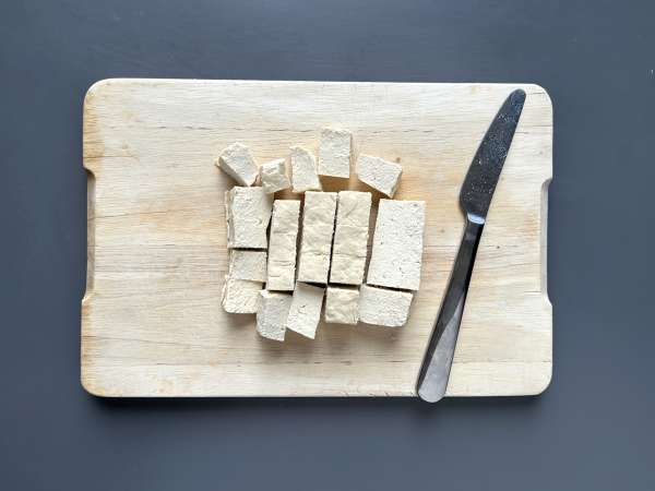Tofu w stylu General Tao - Przygotowanie krok 1