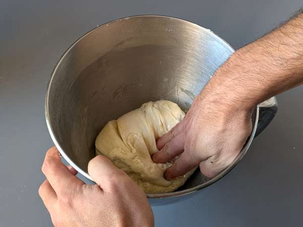 Rustykalna focaccia z cebulą i rozmarynem - Przygotowanie krok 5