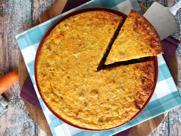 Quiche bez ciasta z tuńczykiem, marchewką i serkiem wiejskim: łatwa i bogata w białko - Przygotowanie krok 10