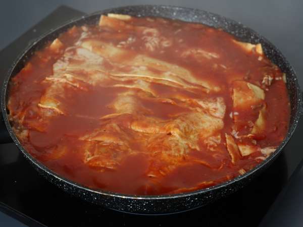 Lasagne bolońskie z patelni - Przygotowanie krok 7