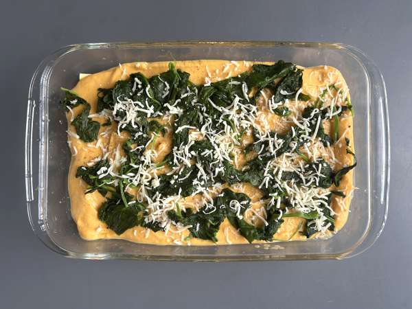 Lasagne z dynią piżmową, szpinakiem i ricottą - Przygotowanie krok 6