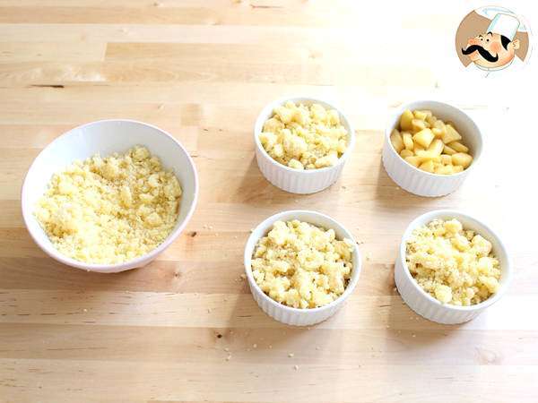 Crumble z jabłkami i cynamonem - Przygotowanie krok 5
