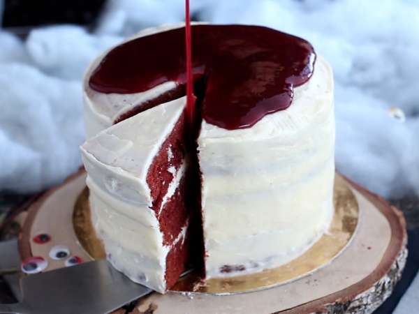 Ciasto Red Velvet specjalnie na Halloween! - Przygotowanie krok 13