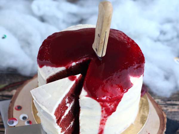 Ciasto Red Velvet specjalnie na Halloween! - Przygotowanie krok 14