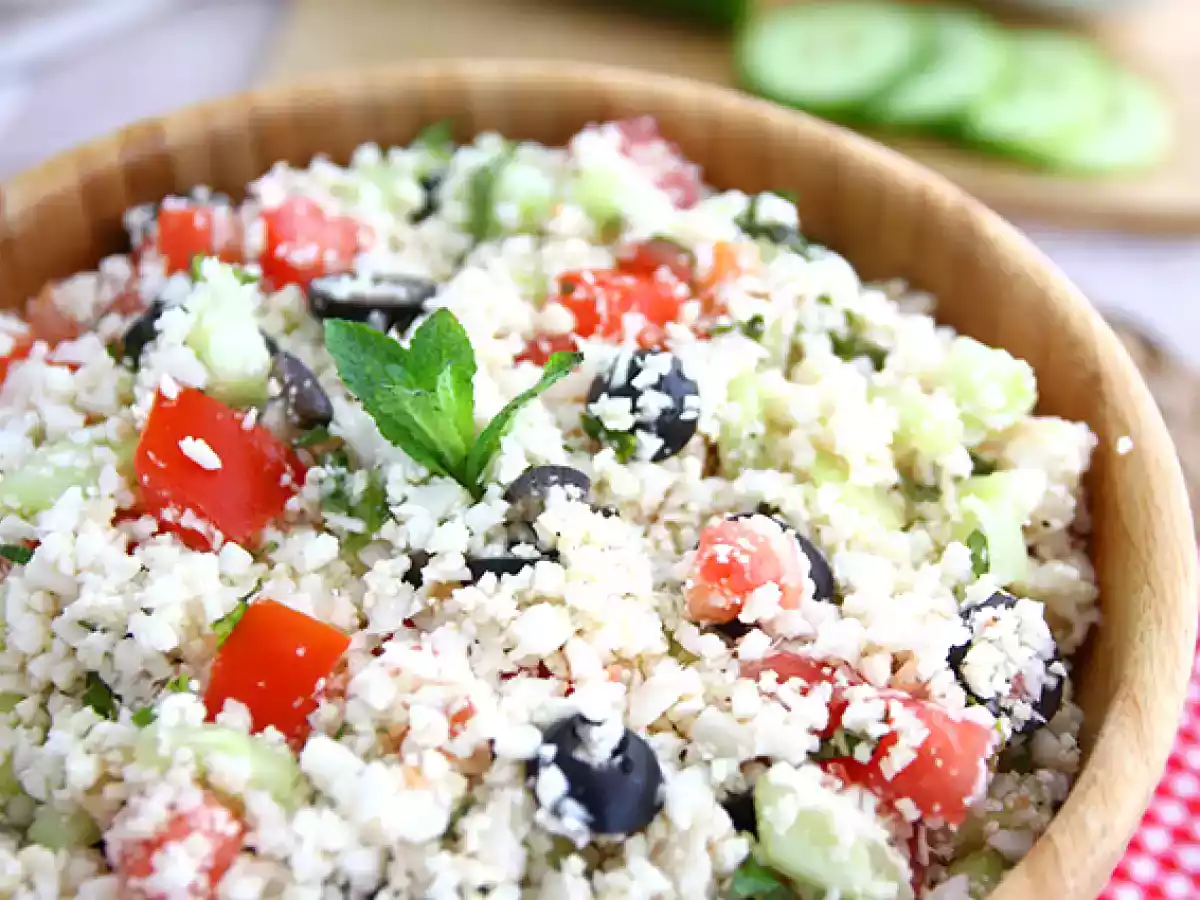 100% wegetariańskie tabbouleh z kalafiora - zdjęcie 3