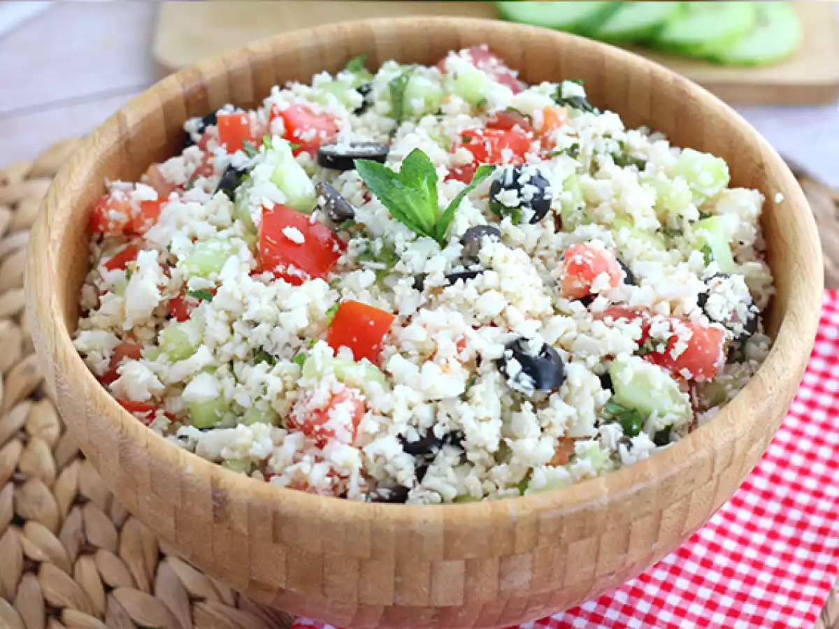 100% wegetariańskie tabbouleh z kalafiora - zdjęcie 4