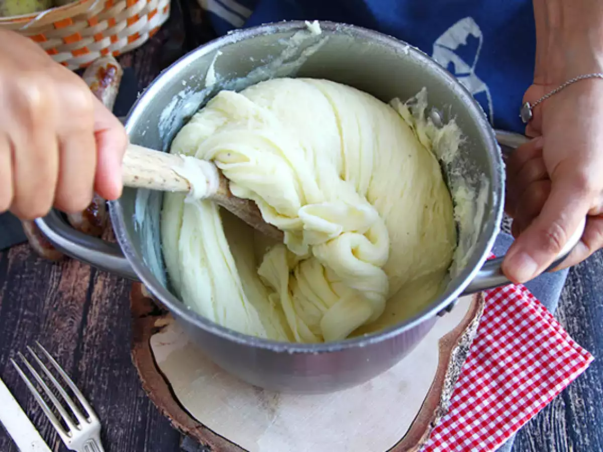 Aligot z kiełbaskami - zdjęcie 5