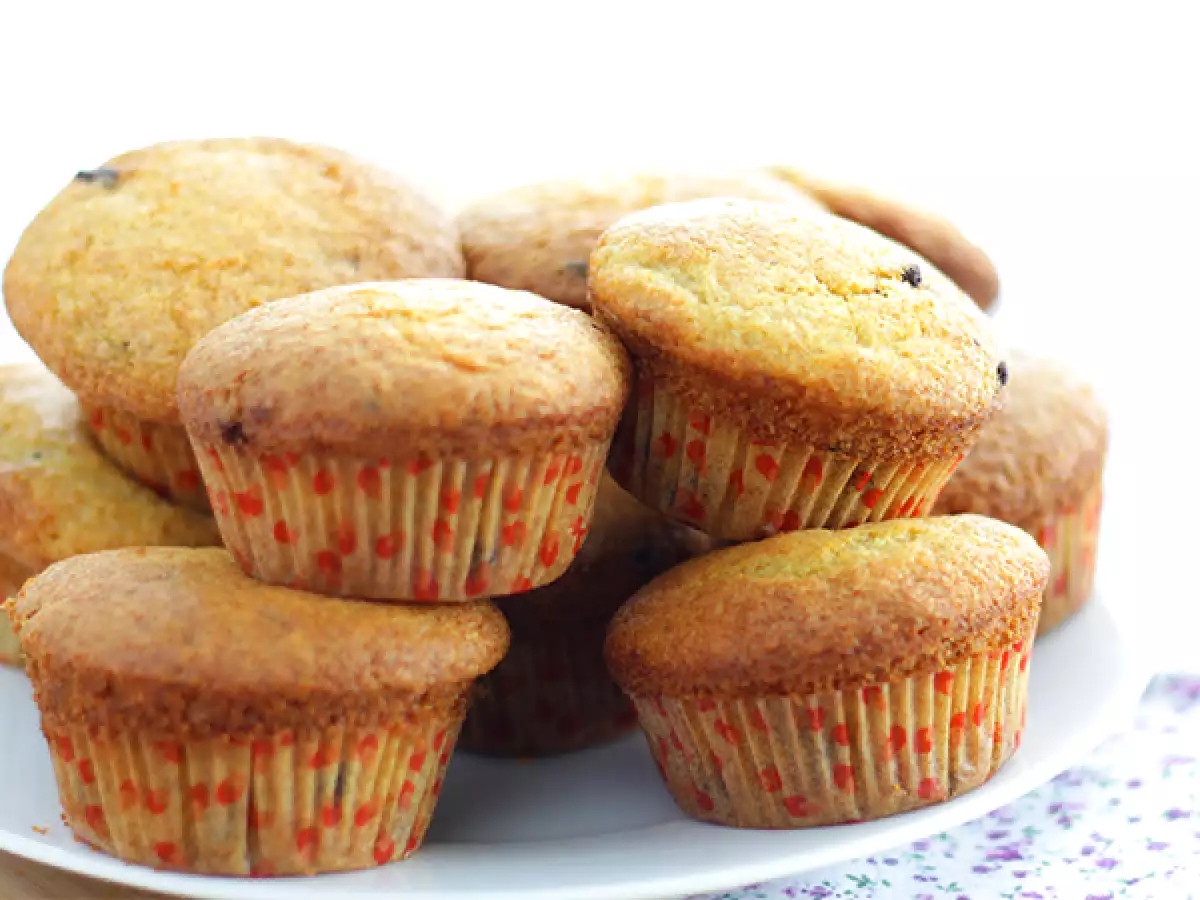 Amerykańskie muffiny z kawałkami czekolady – przepis - zdjęcie 2