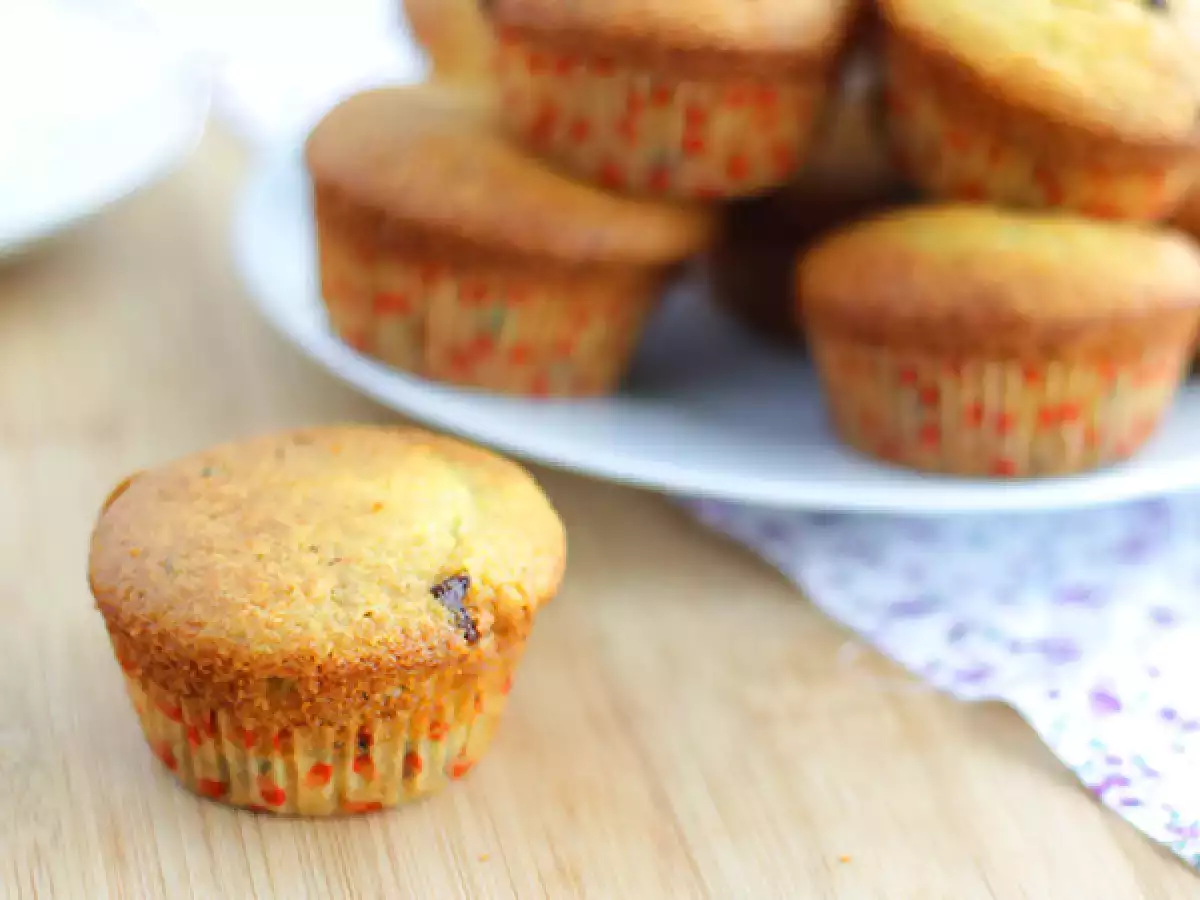 Amerykańskie muffiny z kawałkami czekolady – przepis - zdjęcie 4