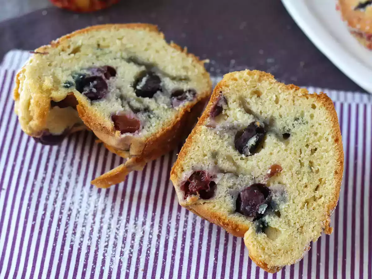 Babeczki z jagodami, mini wersja ciasta pirenejskiego! - zdjęcie 12