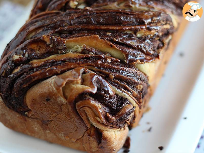 Babka brioche z czekoladą i orzechami laskowymi - zdjęcie 5