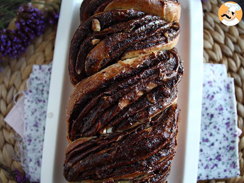 Babka brioche z czekoladą i orzechami laskowymi - zdjęcie 6