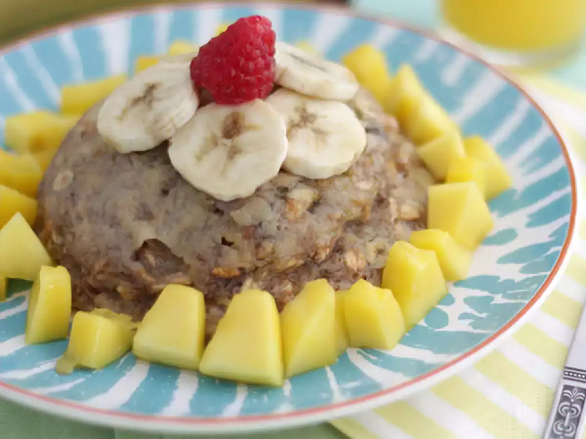Bananowy bowl cake – szybkie ciasto z mikrofali