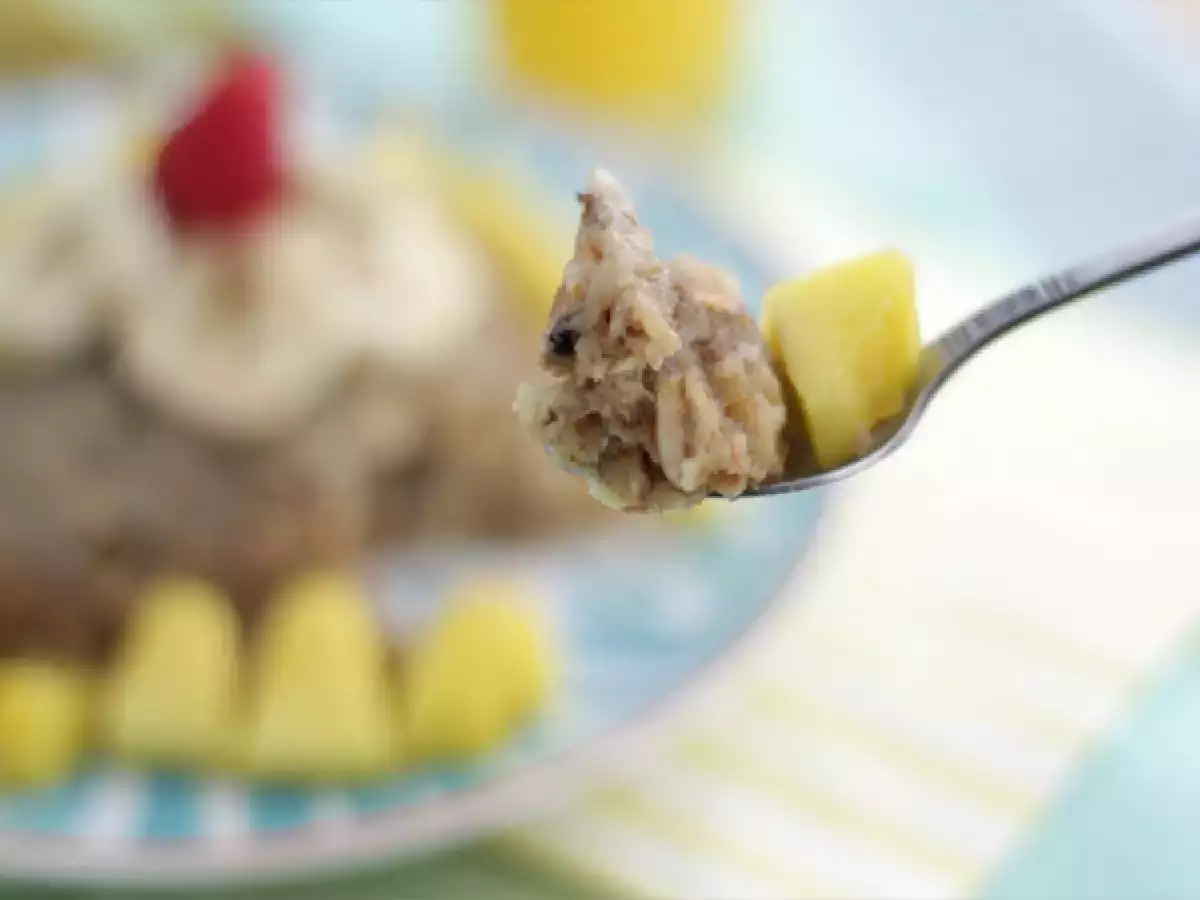 Bananowy bowl cake – szybkie ciasto z mikrofali - zdjęcie 3
