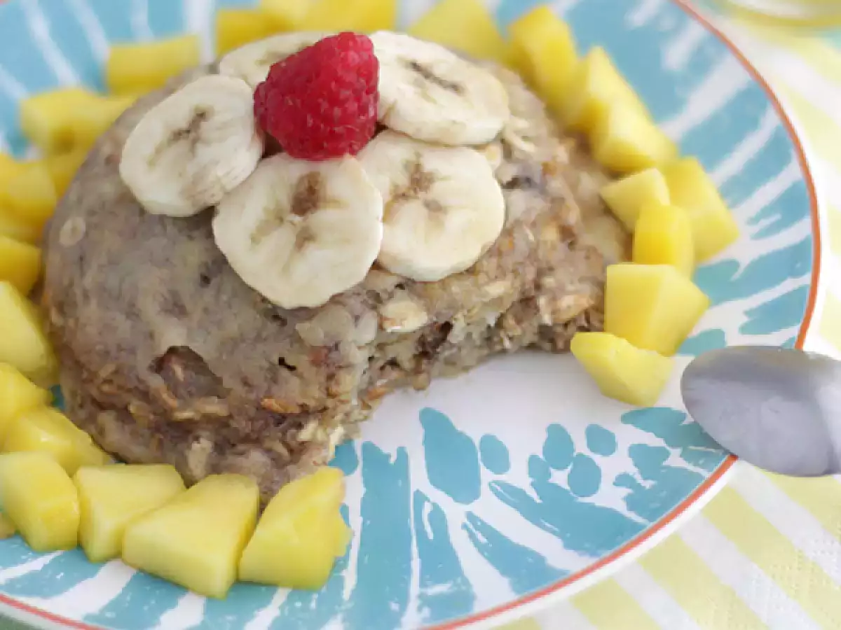 Bananowy bowl cake – szybkie ciasto z mikrofali - zdjęcie 4