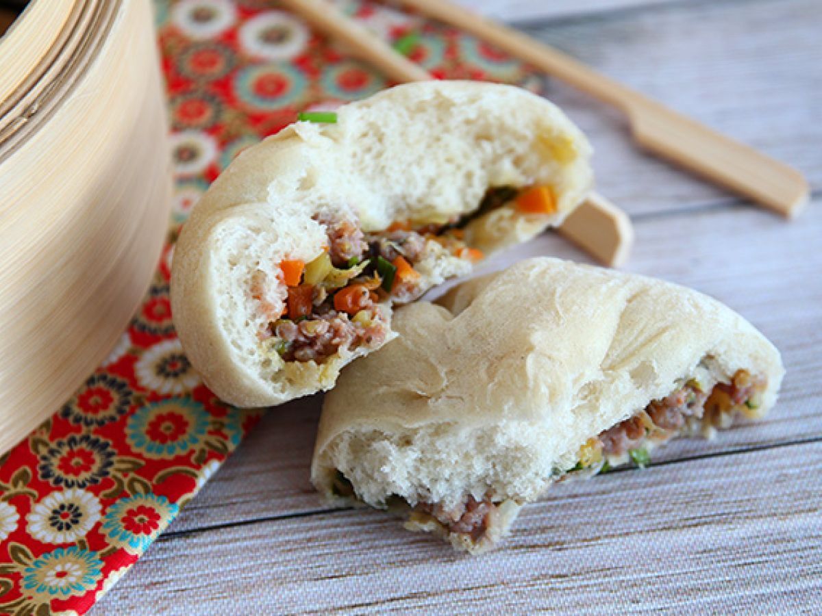 Banh Bao, małe bułeczki na parze - zdjęcie 3