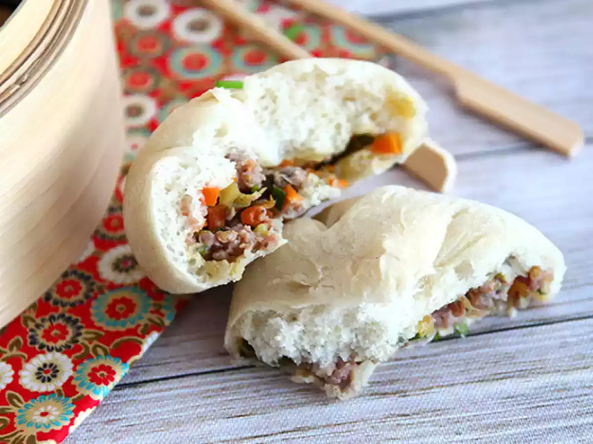 Banh Bao, małe bułeczki na parze - zdjęcie 3