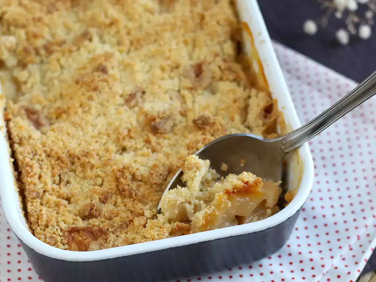 Bardzo łatwe crumble z jabłkami - zdjęcie 2