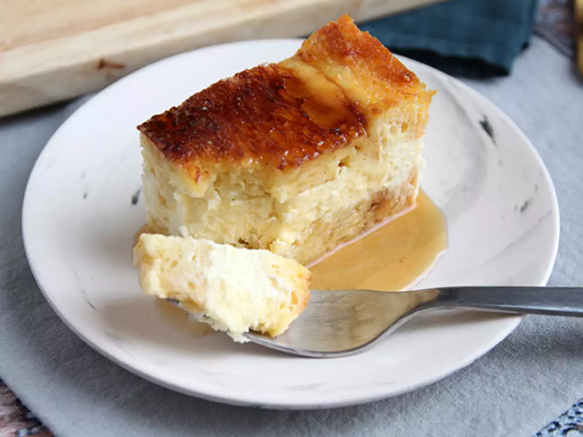 Batoniki sernikowe z tostami francuskimi (French toast cheesecake bars) - zdjęcie 3