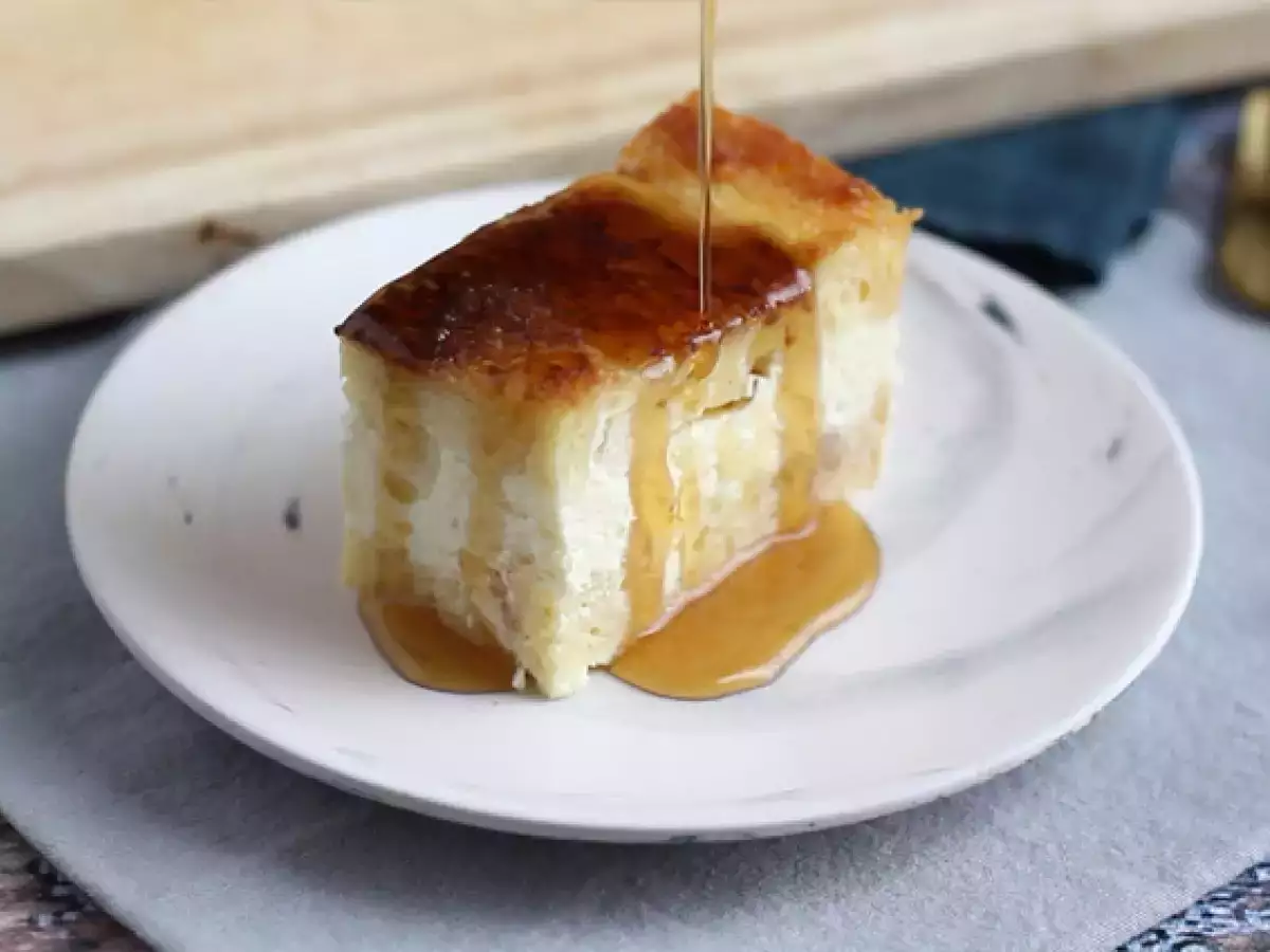 Batoniki sernikowe z tostami francuskimi (French toast cheesecake bars) - zdjęcie 7