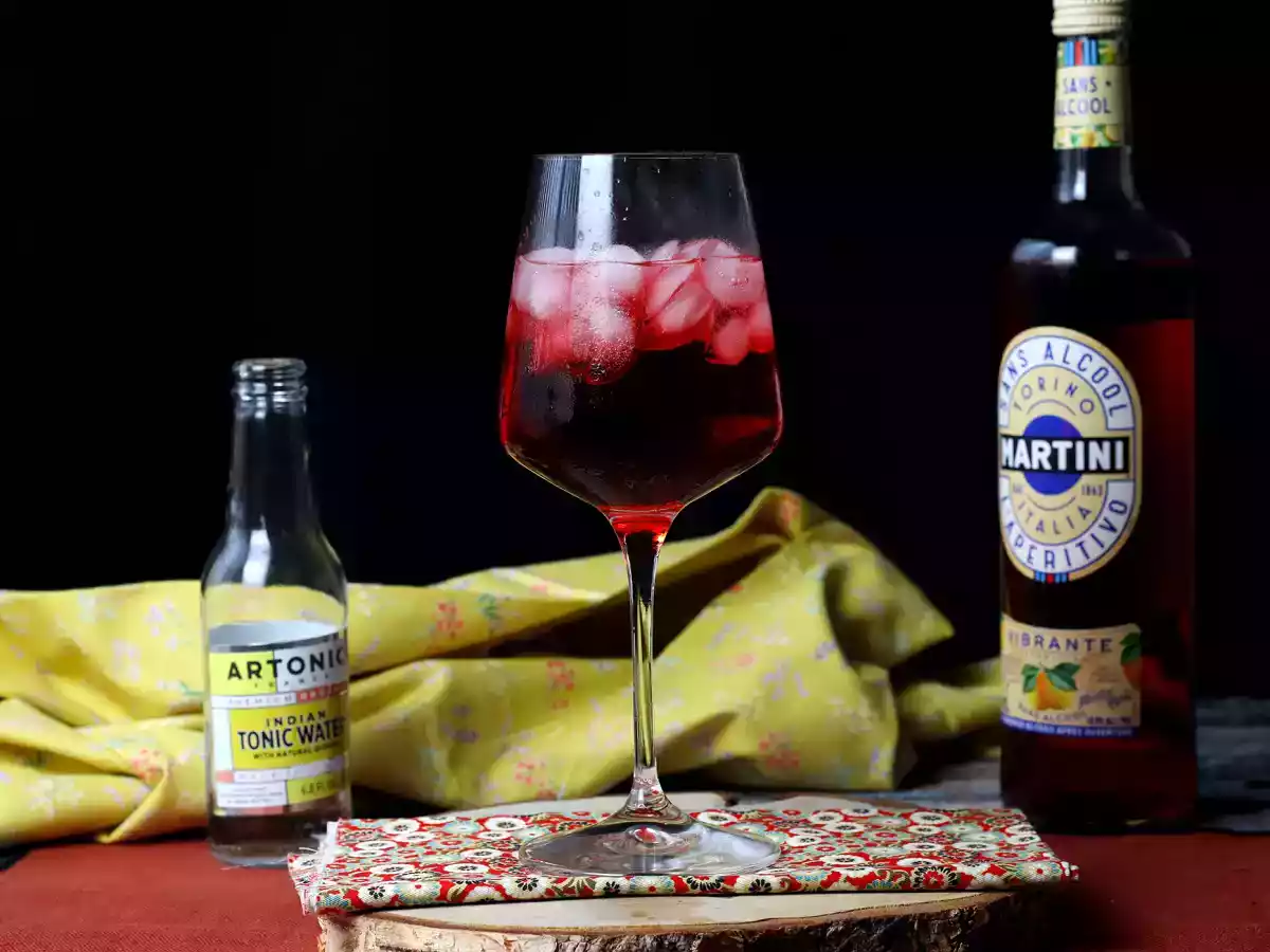 Bezalkoholowy tonik martini, świeży, owocowy koktajl!