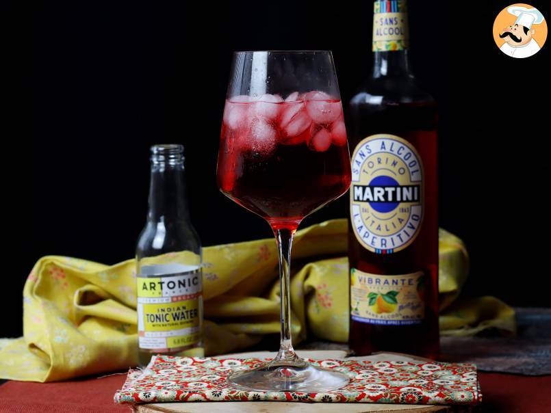 Bezalkoholowy tonik martini, świeży, owocowy koktajl! - zdjęcie 3