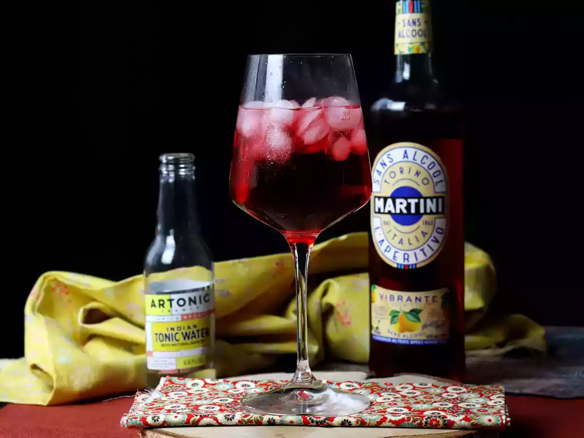 Bezalkoholowy tonik martini, świeży, owocowy koktajl! - zdjęcie 3