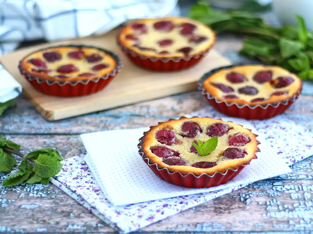 Bezglutenowe mini clafoutis wiśniowe - zdjęcie 2