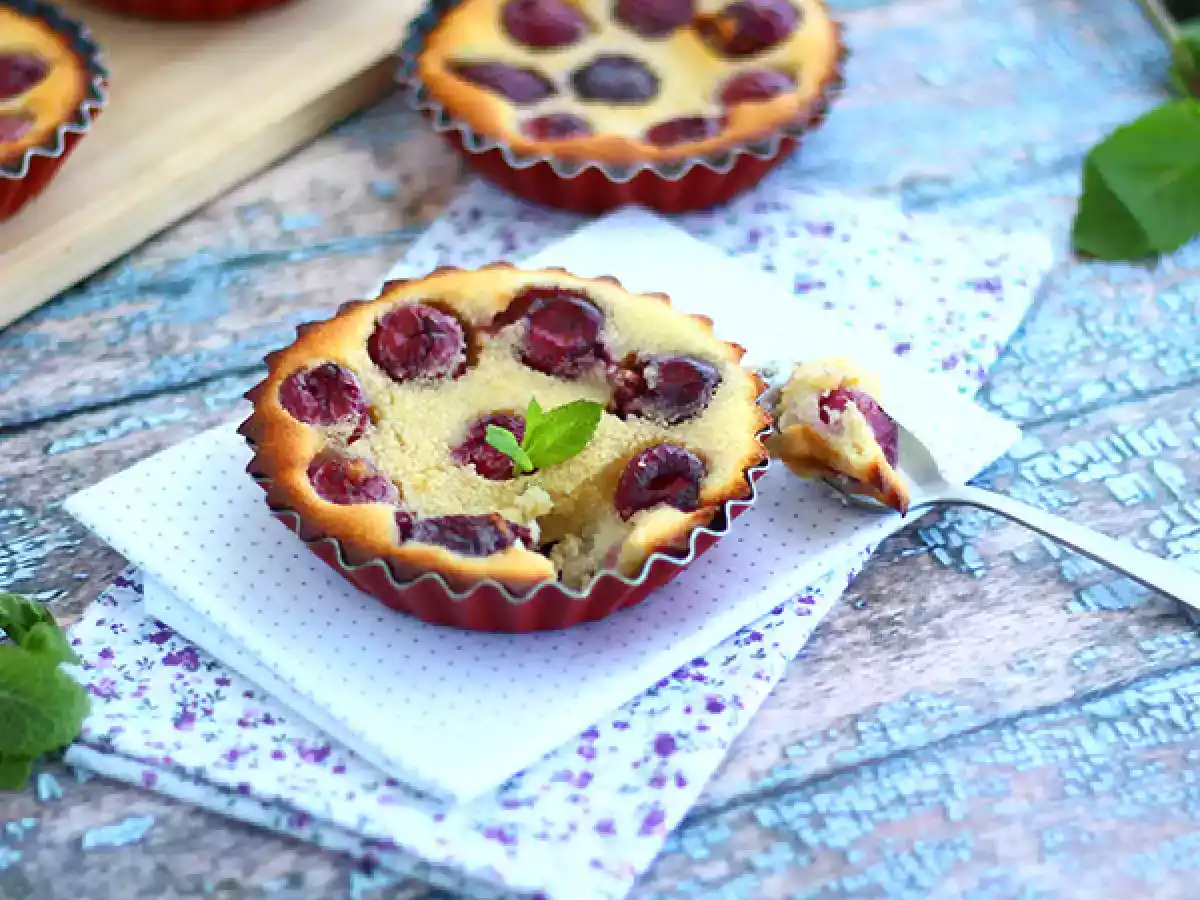 Bezglutenowe mini clafoutis wiśniowe - zdjęcie 3
