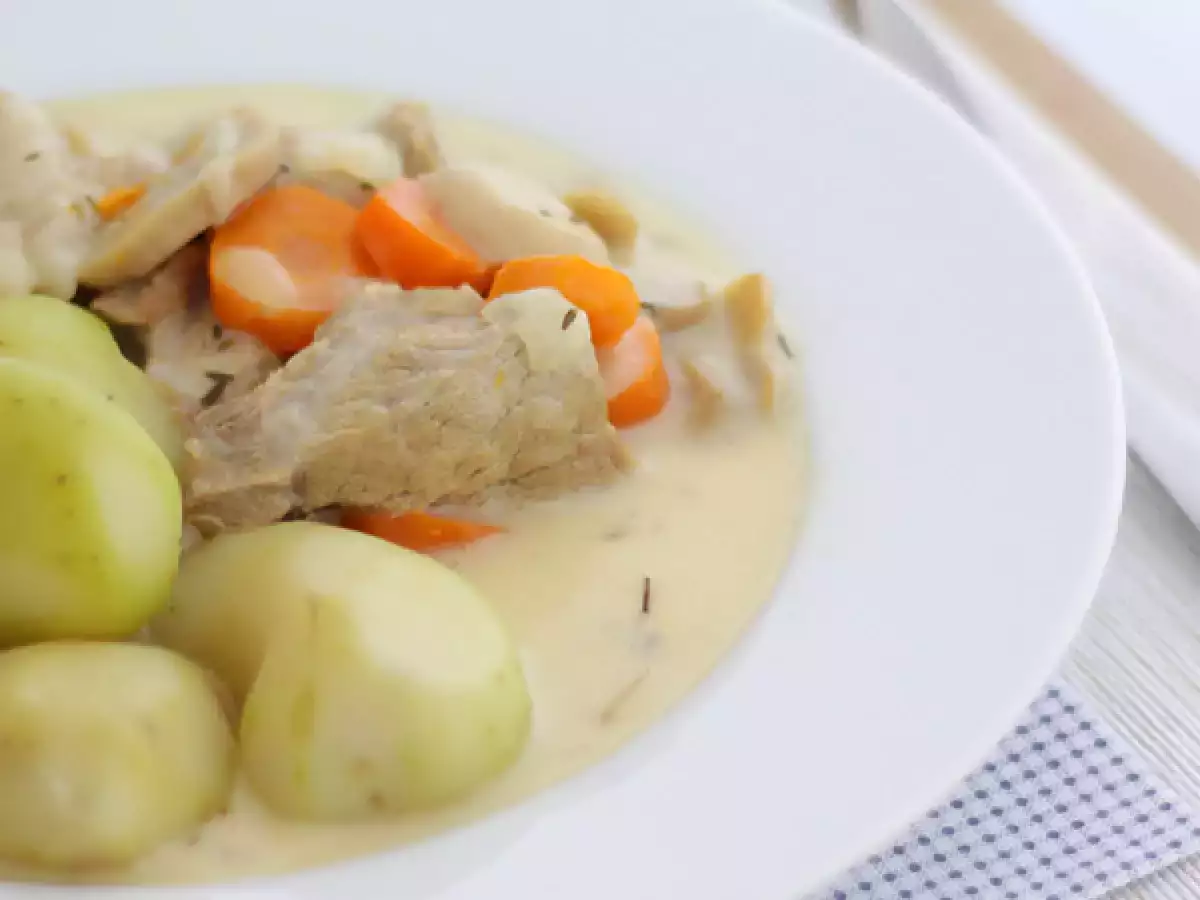 Blanquette de veau – prosty francuski gulasz cielęcy - zdjęcie 4