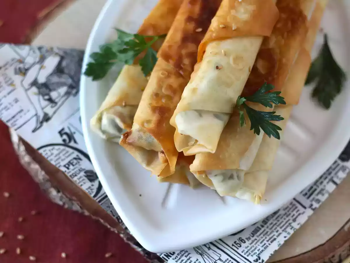 Börek z serem feta i natką pietruszki - zdjęcie 6