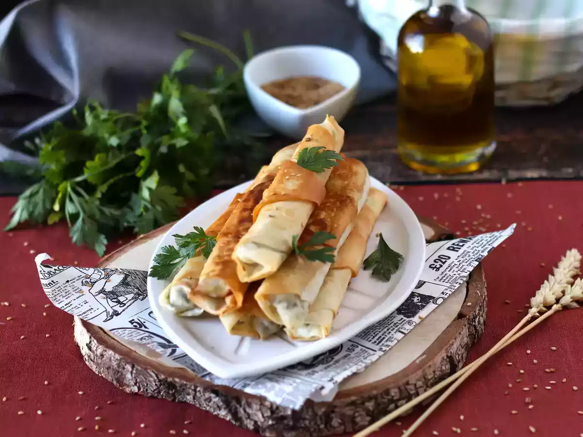 Börek z serem feta i natką pietruszki - zdjęcie 7