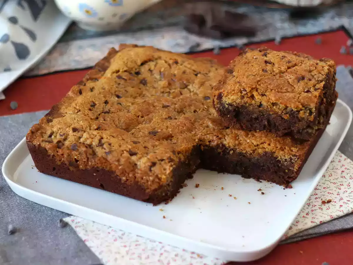 Brookies, idealne połączenie brownie i ciasteczka - zdjęcie 5