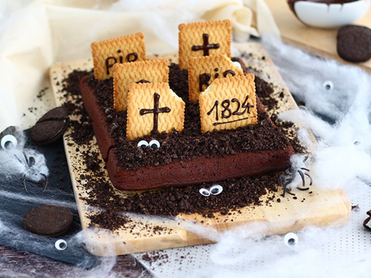 Brownie cmentarne na Halloween