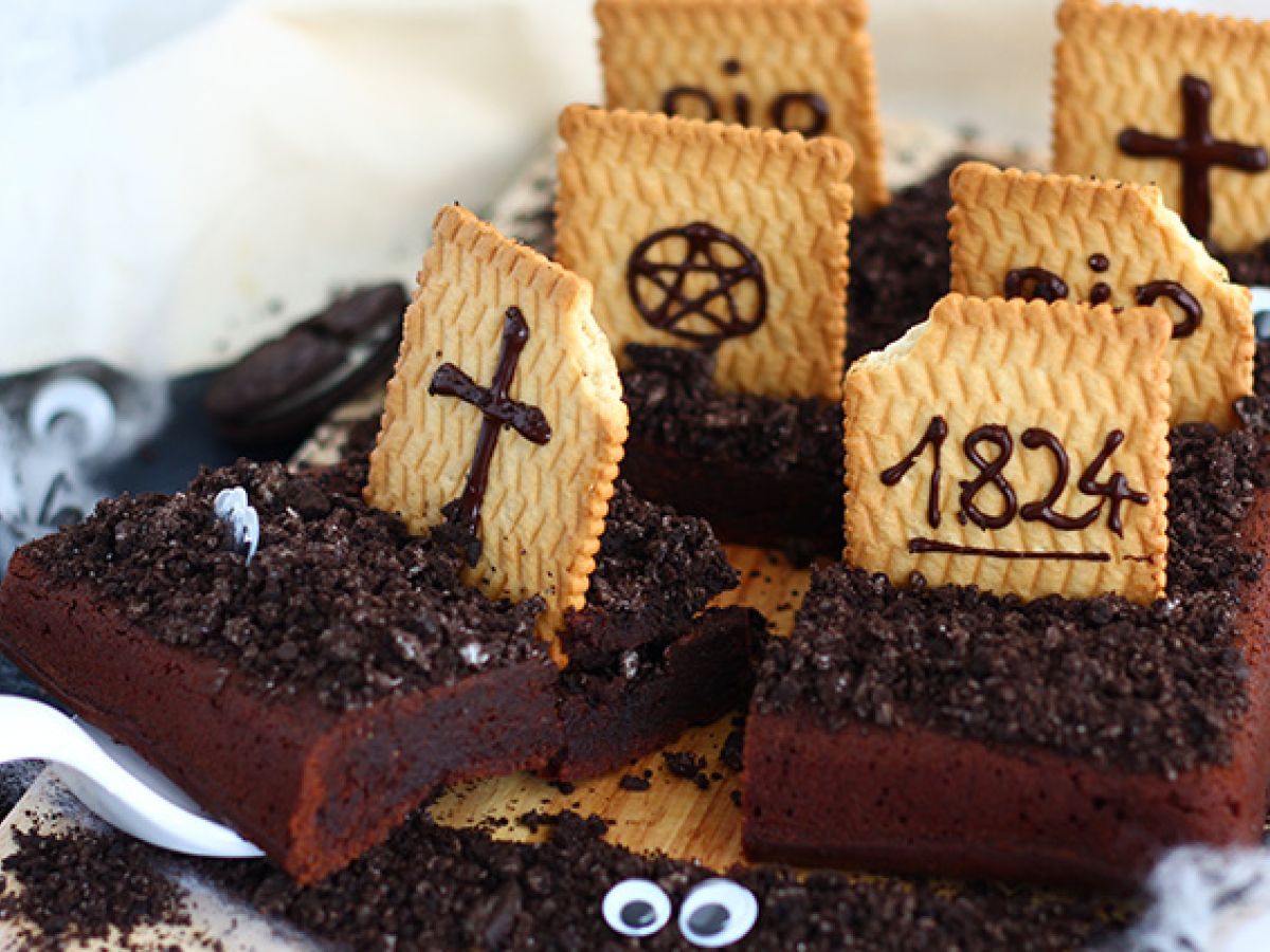 Brownie cmentarne na Halloween - zdjęcie 4