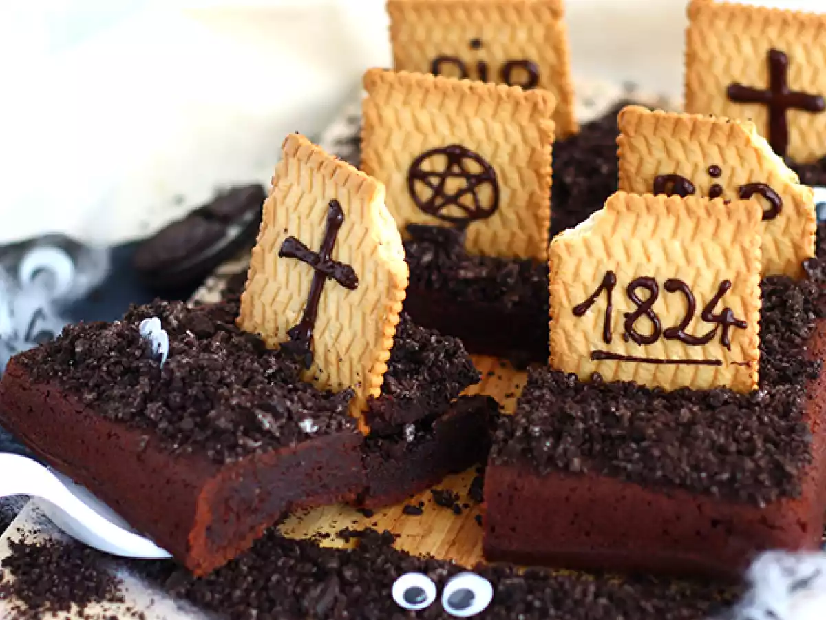Brownie cmentarne na Halloween - zdjęcie 4